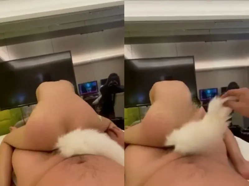 Sau khi đá trứng cút rung bím, còn bị bắt liếm chim mỏi miệng.